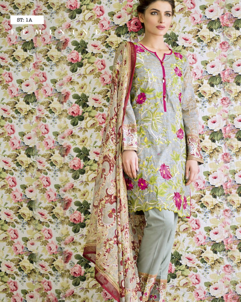 Feminine Embroidered Collection - ST 01A
