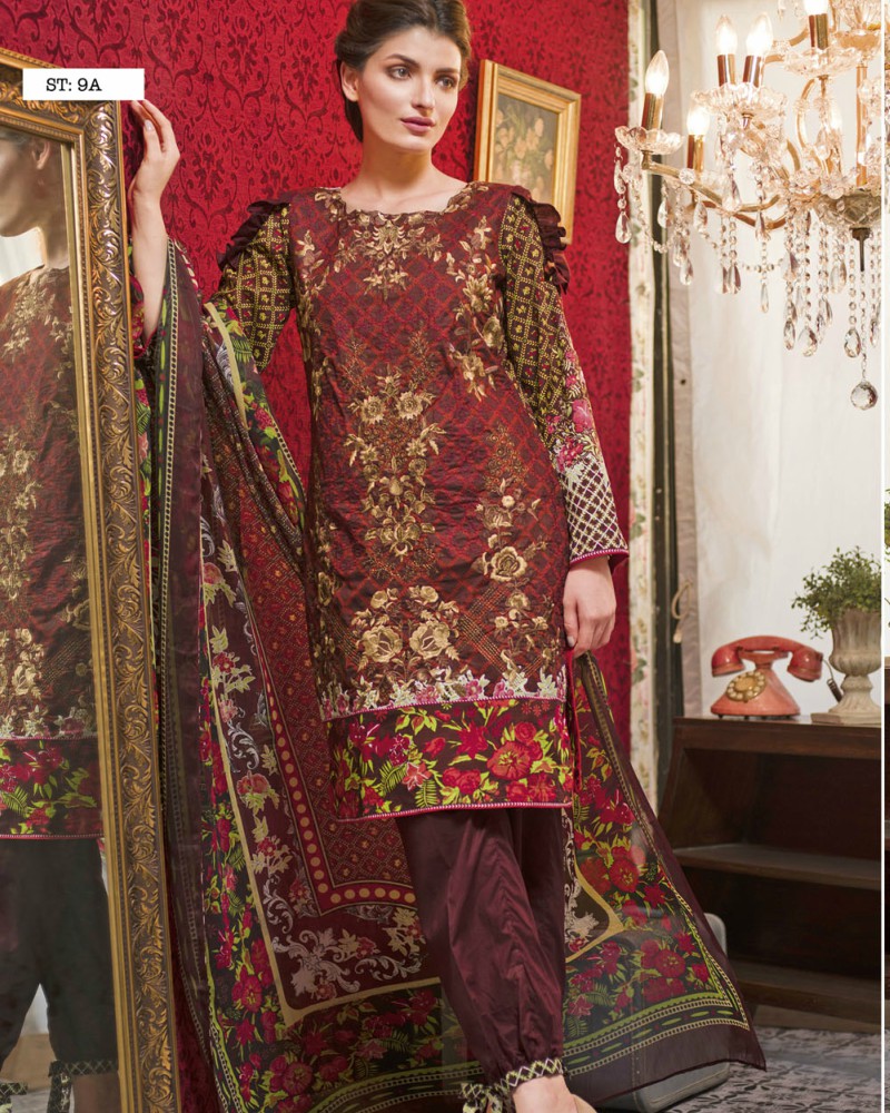 Feminine Embroidered Collection - ST 09A