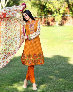 Mahae Embroidered Lawn 2017 - 04A