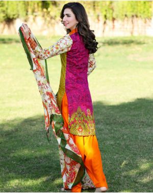 Mahae Embroidered Lawn 2017 - 04B