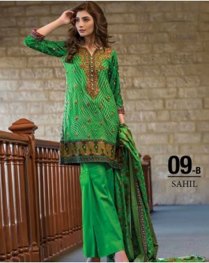 Sahil Designer Embroidered Collection Vol 6 - 09B