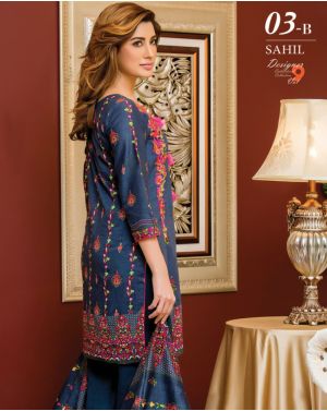 Sahil Designer Embroidered Collection Vol 9 - 03B