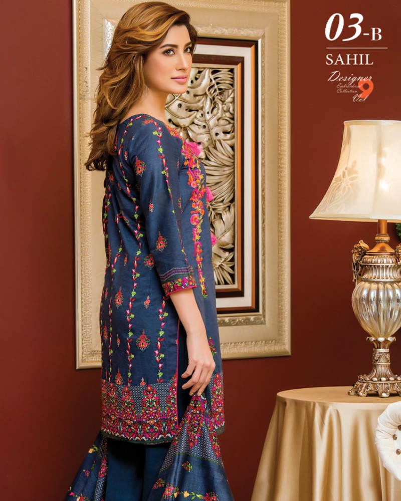 Sahil Designer Embroidered Collection Vol 9 - 03B