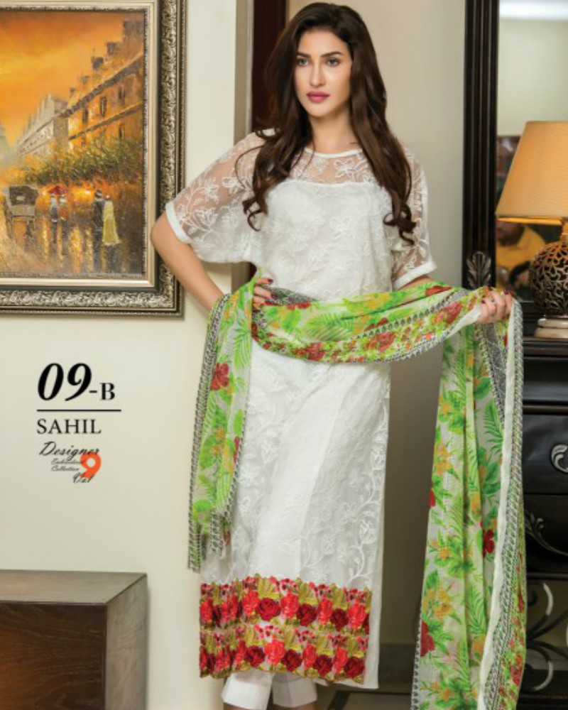 Sahil Designer Embroidered Collection Vol 9 - 09B